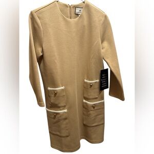 Tuckernuck Tan Long Sleeve Dress